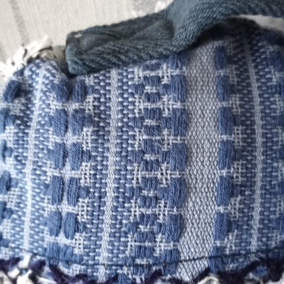 'DEMDACO' NWT 'YOUR JOURNEY' Pillow Indigo mixed media - Picture 4 of 16